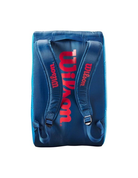 Paletero Wilson Padel Bag Azul Rojo Junior | Ofertas de pádel